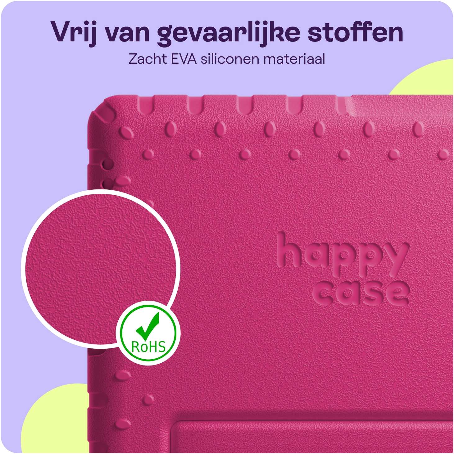 HappyCase Lenovo Tab M11/K11 Kinder Tablethoes met Handvat Roze afbeelding 5