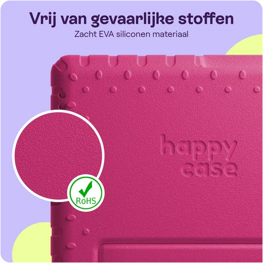 HappyCase Lenovo Tab M11/K11 Kinder Tablethoes met Handvat Roze afbeelding 5