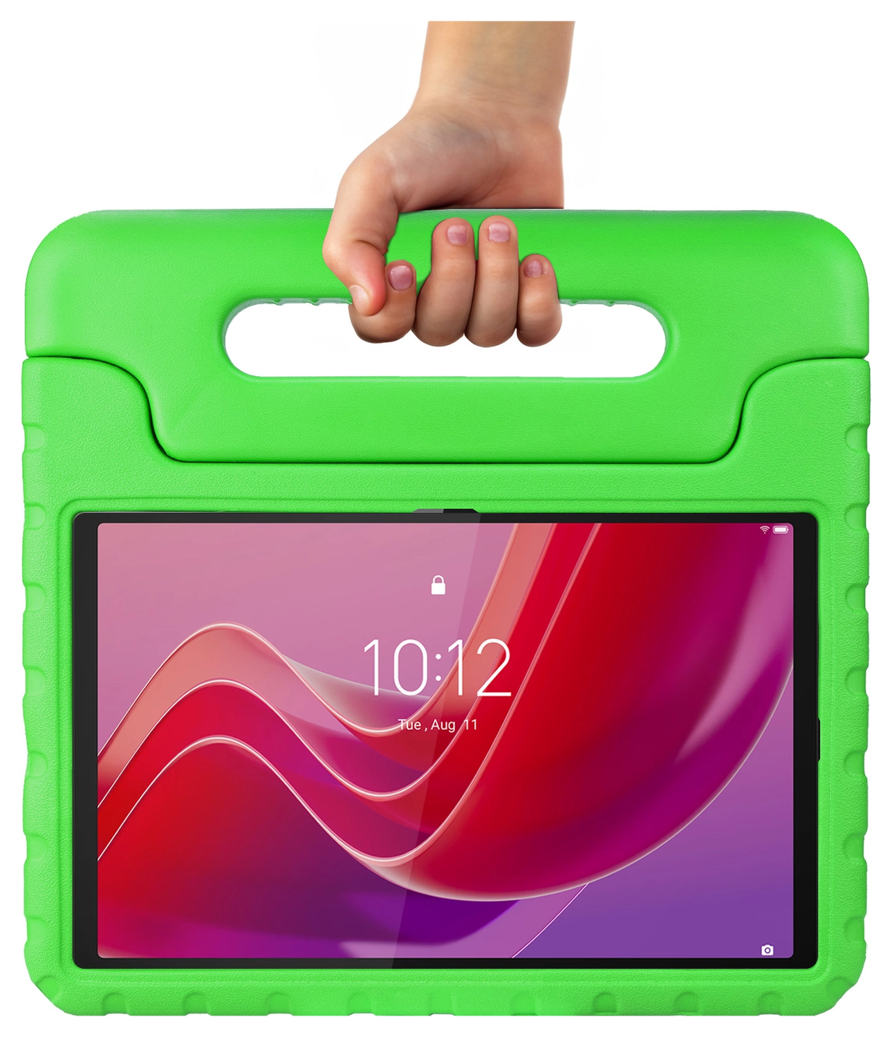 HappyCase Lenovo Tab M11/K11 Kinder Tablethoes met Handvat Groen afbeelding 10