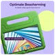 HappyCase Lenovo Tab M11/K11 Kinder Tablethoes met Handvat Groen afbeelding 5