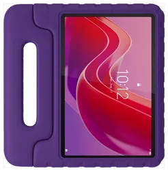 HappyCase Lenovo Tab M11/K11 Kinder Tablethoes met Handvat Paars afbeelding