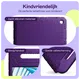 HappyCase Lenovo Tab M11/K11 Kinder Tablethoes met Handvat Paars afbeelding 3