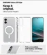 Spigen Ultra Hybrid MagFit Samsung Galaxy S25 Edge Hoesje MagSafe Clear Wit afbeelding 3