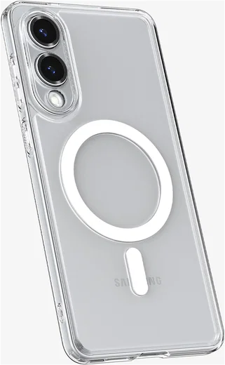 Spigen Ultra Hybrid MagFit Samsung Galaxy S25 Edge Hoesje MagSafe Clear Wit afbeelding 9