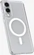 Spigen Ultra Hybrid MagFit Samsung Galaxy S25 Edge Hoesje MagSafe Clear Wit afbeelding 9