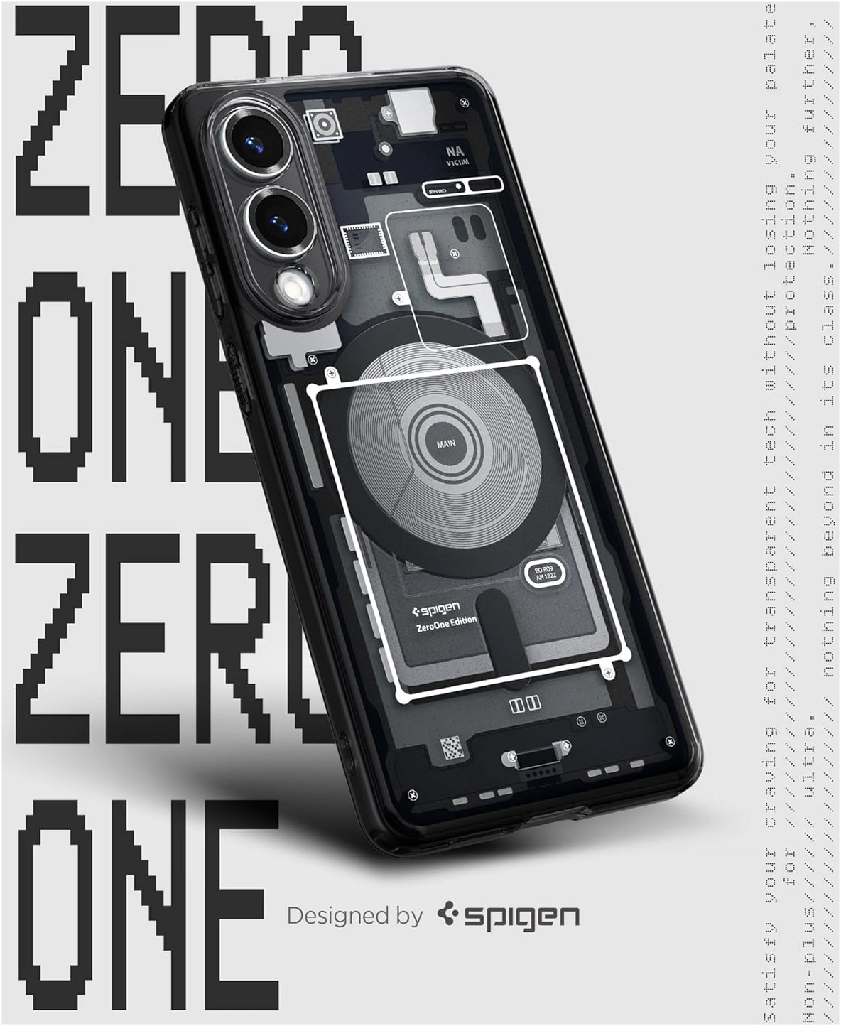 Spigen Ultra Hybrid MagFit Samsung Galaxy S25 Edge Hoesje MagSafe Zero One Zwart afbeelding 2
