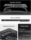 Spigen Ultra Hybrid MagFit Samsung Galaxy S25 Edge Hoesje MagSafe Zero One Zwart afbeelding 6