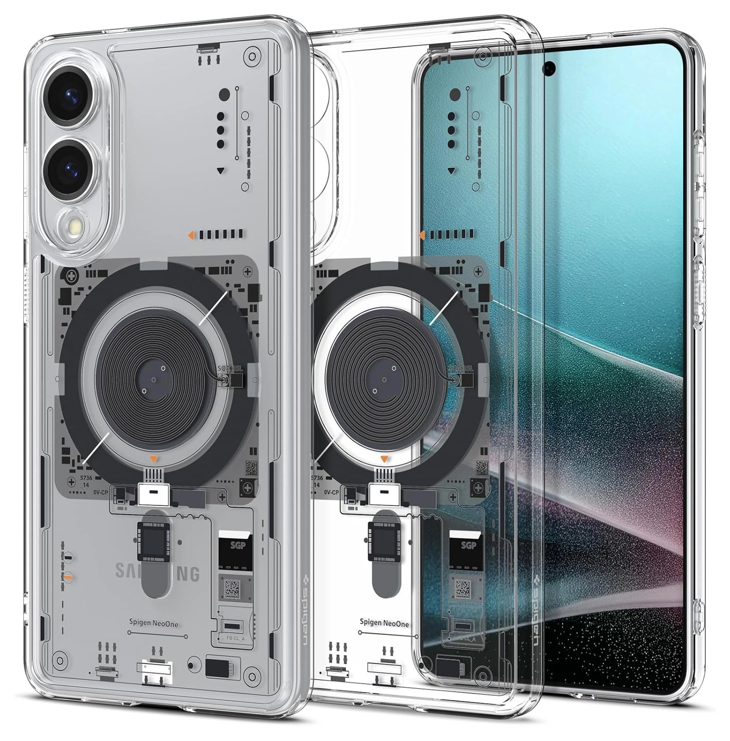 Spigen Ultra Hybrid MagFit Samsung Galaxy S25 Edge Hoesje MagSafe Neo One afbeelding 1