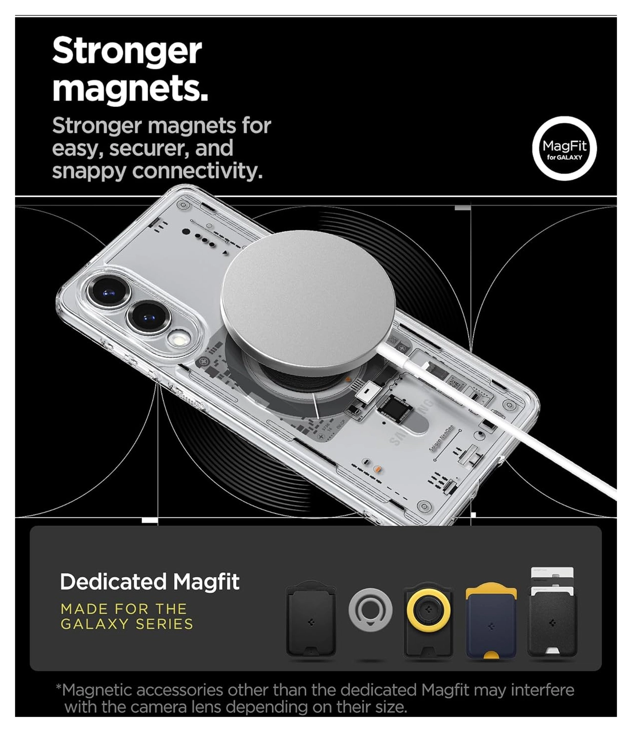 Spigen Ultra Hybrid MagFit Samsung Galaxy S25 Edge Hoesje MagSafe Neo One afbeelding 4