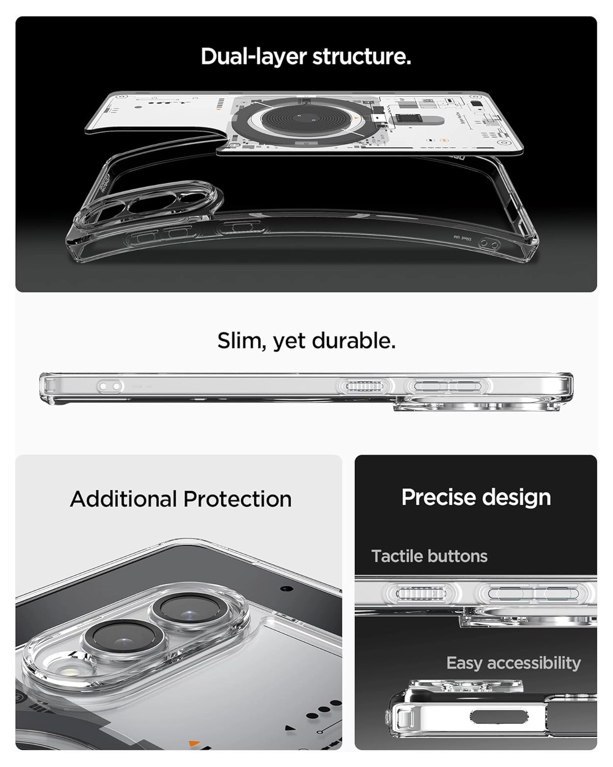 Spigen Ultra Hybrid MagFit Samsung Galaxy S25 Edge Hoesje MagSafe Neo One afbeelding 6