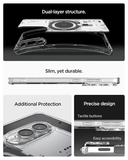 Spigen Ultra Hybrid MagFit Samsung Galaxy S25 Edge Hoesje MagSafe Neo One afbeelding 6