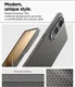 Spigen Liquid Air Samsung Galaxy S25 Edge Hoesje Back Cover Grijs afbeelding 5