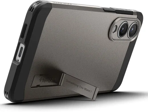 Spigen Tough Armor Samsung Galaxy S25 Edge Hoesje MagSafe Back Cover Gunmetal afbeelding 2