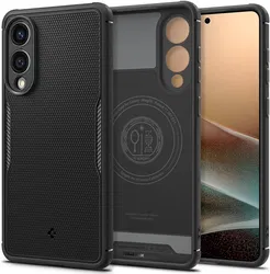 Spigen Core Armor MagFit Samsung Galaxy S25 Edge Hoesje MagSafe Zwart afbeelding