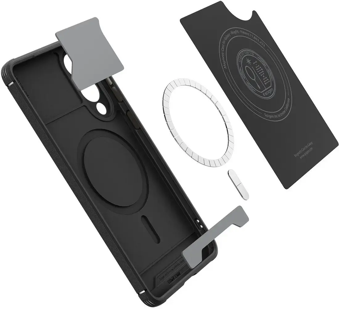 Spigen Core Armor MagFit Samsung Galaxy S25 Edge Hoesje MagSafe Zwart afbeelding 2