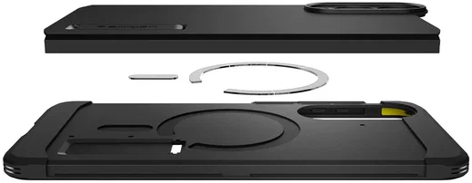 Spigen Tough Armor Samsung Galaxy S25 Edge Hoesje MagSafe Back Cover Zwart afbeelding 10