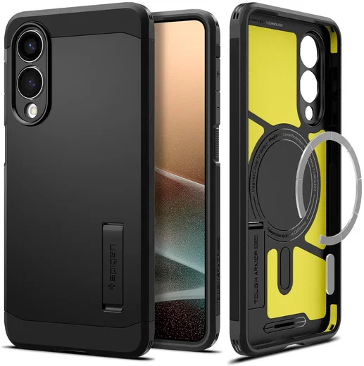 Spigen Tough Armor Samsung Galaxy S25 Edge Hoesje MagSafe Back Cover Zwart afbeelding 16