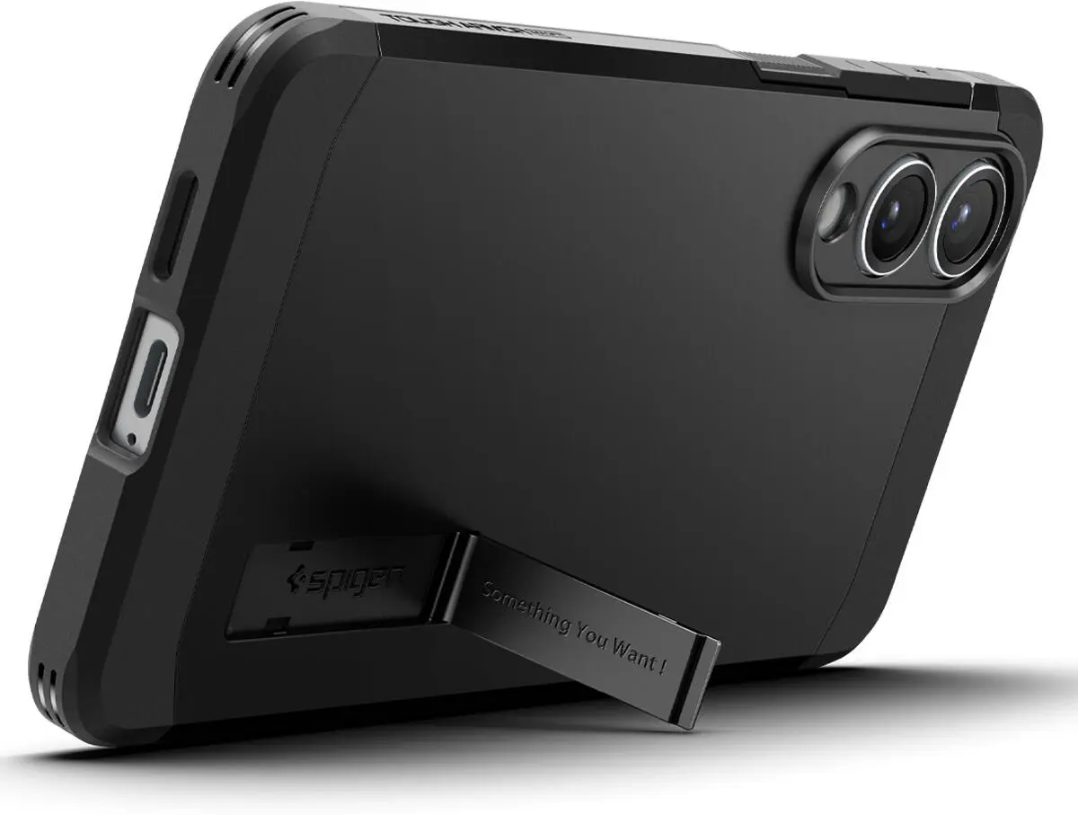 Spigen Tough Armor Samsung Galaxy S25 Edge Hoesje MagSafe Back Cover Zwart afbeelding 2