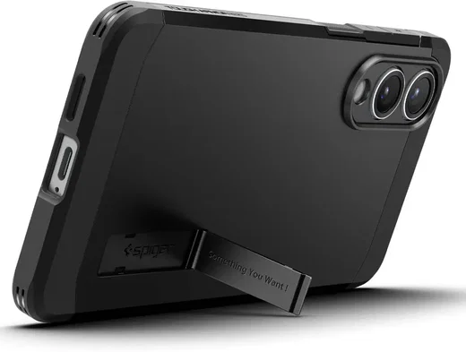 Spigen Tough Armor Samsung Galaxy S25 Edge Hoesje MagSafe Back Cover Zwart afbeelding 2