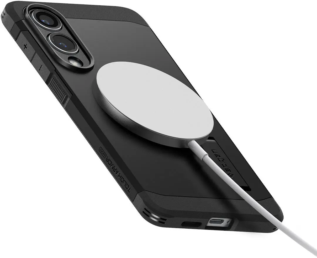 Spigen Tough Armor Samsung Galaxy S25 Edge Hoesje MagSafe Back Cover Zwart afbeelding 9