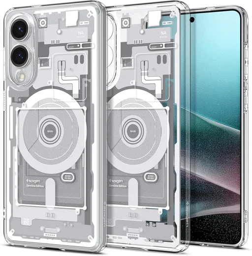 Spigen Ultra Hybrid MagFit Samsung Galaxy S25 Edge Hoesje MagSafe Zero One Wit afbeelding 1