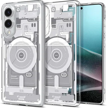 Spigen Ultra Hybrid MagFit Samsung Galaxy S25 Edge Hoesje MagSafe Zero One Wit