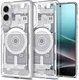 Spigen Ultra Hybrid MagFit Samsung Galaxy S25 Edge Hoesje MagSafe Zero One Wit