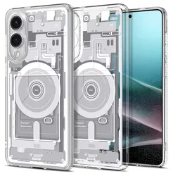 Spigen Ultra Hybrid MagFit Samsung Galaxy S25 Edge Hoesje MagSafe Zero One Wit afbeelding