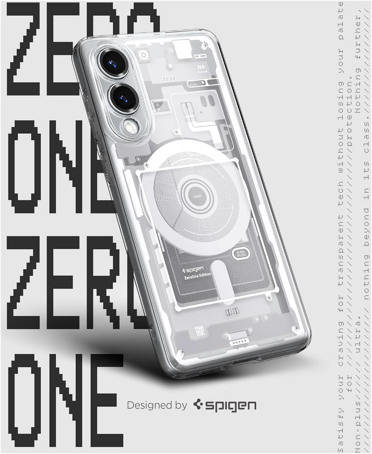 Spigen Ultra Hybrid MagFit Samsung Galaxy S25 Edge Hoesje MagSafe Zero One Wit afbeelding 2