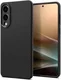 Spigen Liquid Air Samsung Galaxy S25 Edge Hoesje Back Cover Matte Zwart