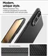 Spigen Liquid Air Samsung Galaxy S25 Edge Hoesje Back Cover Matte Zwart afbeelding 5