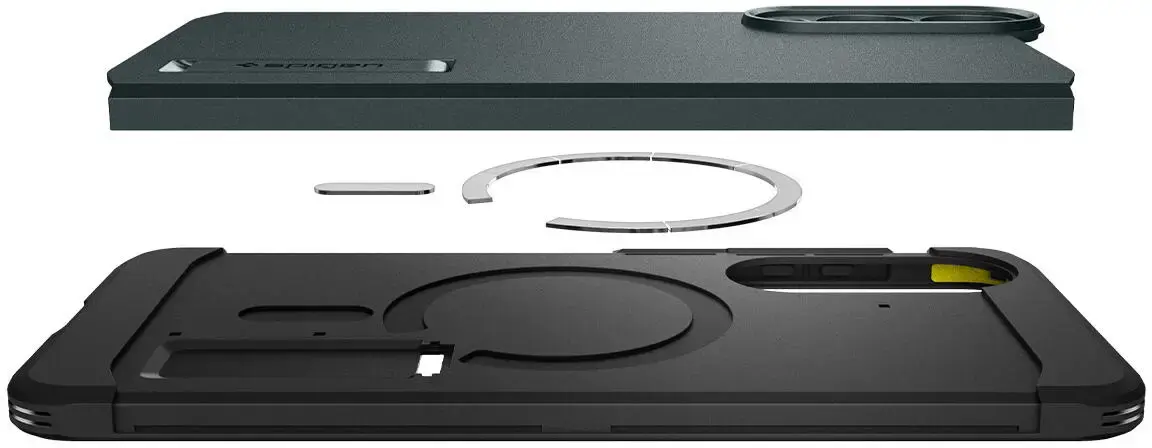 Spigen Tough Armor Samsung Galaxy S25 Edge Hoesje MagSafe Back Cover Groen afbeelding 11