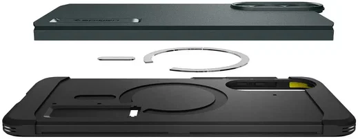 Spigen Tough Armor Samsung Galaxy S25 Edge Hoesje MagSafe Back Cover Groen afbeelding 11