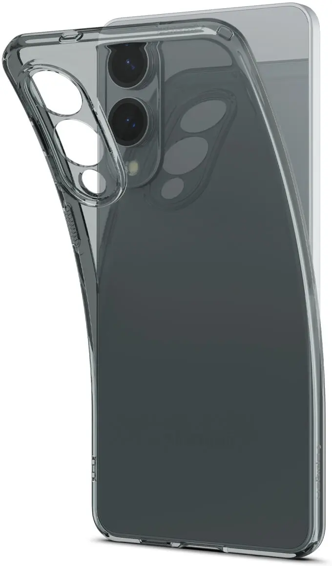 Spigen Liquid Crystal Samsung Galaxy S25 Edge Hoesje Zwart Transparant afbeelding 11
