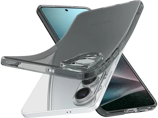 Spigen Liquid Crystal Samsung Galaxy S25 Edge Hoesje Zwart Transparant afbeelding 2