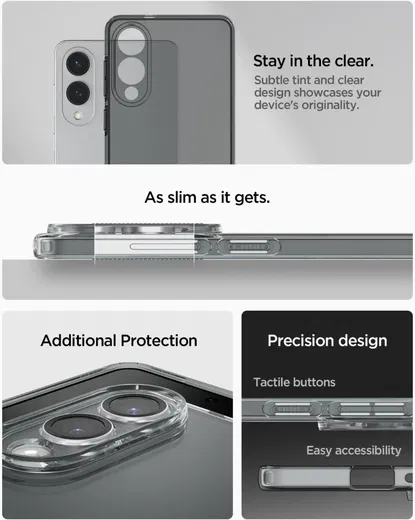 Spigen Liquid Crystal Samsung Galaxy S25 Edge Hoesje Zwart Transparant afbeelding 6