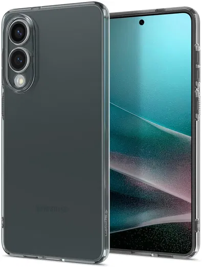 Spigen Liquid Crystal Samsung Galaxy S25 Edge Hoesje Zwart Transparant afbeelding 9