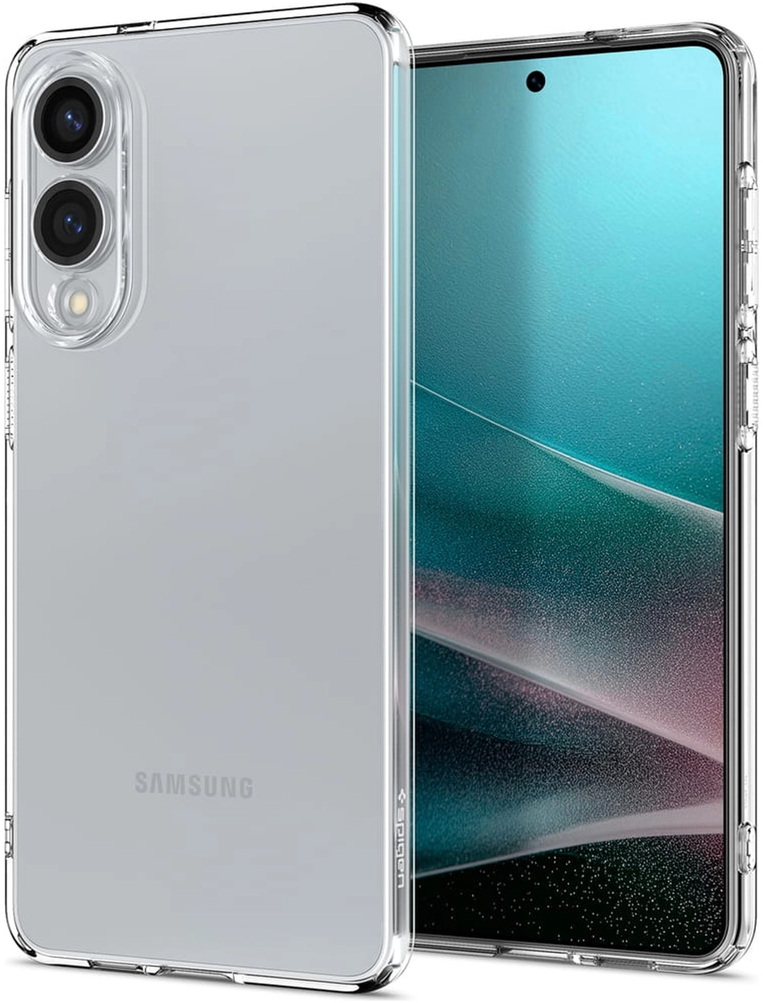Spigen Crystal Flex Samsung Galaxy S25 Edge Hoesje Back Cover Transparant afbeelding 1