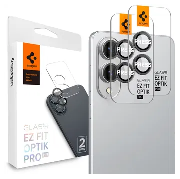 Spigen Optik Pro HD Samsung Galaxy S25 Edge Camera Lens Protector Zwart 2-Pack