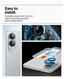 Spigen Optik Pro HD Samsung Galaxy S25 Edge Camera Lens Protector Zwart 2-Pack afbeelding 4
