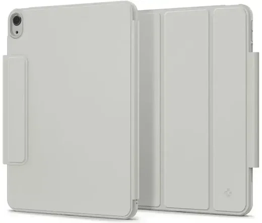 Spigen AirSkin Pro OneTap Apple iPad Air 13 (2024/2025) Hoes Book Case Grijs afbeelding 2