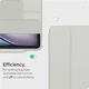 Spigen AirSkin Pro OneTap Apple iPad Air 13 (2024/2025) Hoes Book Case Grijs afbeelding 7