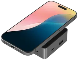 ZAGG 4-Ports USB-C Hub met 15W Draadloos Opladen/100W USB-C PD/4K HDMI/USB-A afbeelding