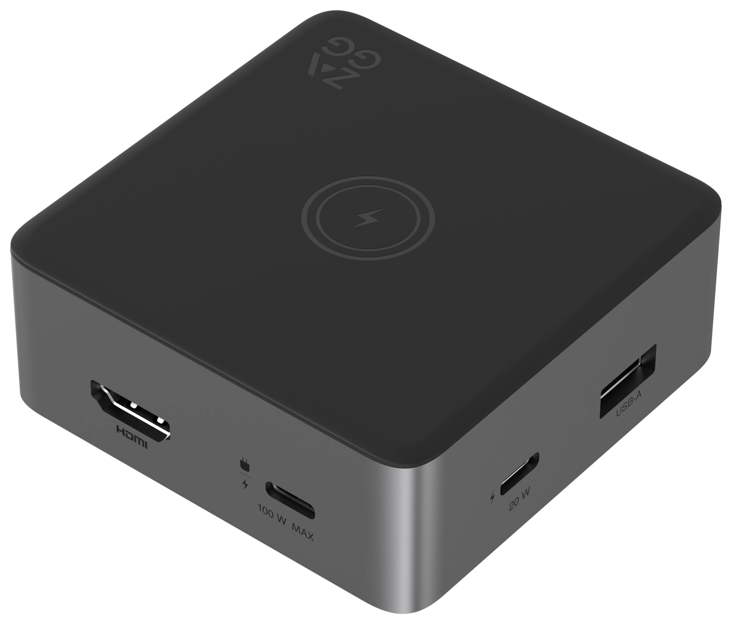 ZAGG 4-Ports USB-C Hub met 15W Draadloos Opladen/100W USB-C PD/4K HDMI/USB-A afbeelding 2