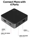 ZAGG 4-Ports USB-C Hub met 15W Draadloos Opladen/100W USB-C PD/4K HDMI/USB-A afbeelding 3