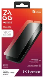 ZAGG InvisibleShield Glass Elite Samsung Galaxy A36 Screen Protector afbeelding