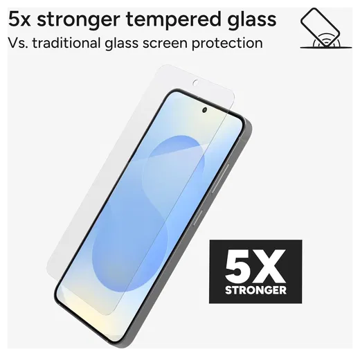 ZAGG InvisibleShield Glass Elite Samsung Galaxy A36 Screen Protector afbeelding 3