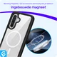 Samsung Galaxy A56 Hoesje Full Protect 360° Cover met MagSafe / Qi2 Zwart afbeelding 5
