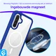 Samsung Galaxy A56 Hoesje Full Protect 360° Cover met MagSafe / Qi2 Blauw afbeelding 3