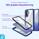 Samsung Galaxy A56 Hoesje Full Protect 360° Cover met MagSafe / Qi2 Blauw afbeelding 5
